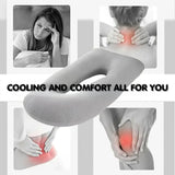 CARLA HOME U Shape Pregnancy Pillow Full Body Support - Green - Polyester - Full Body Pillow V178-36503