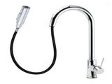 WELS Chrome 2 Modes Spray Pull Out Kitchen Swivel Faucet Sink Tap Laundry Mixer V1233-KRD519CR
