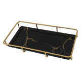 Bathroom Vanity Tray Modern Stylish Anti Slip Kitchen Sink Countertop Storage Organizer S Black V1294-YM0710-3112230084112