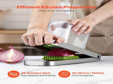 Vegetable Chopper, Food Veggie Cutter with 3 Stainless Steel Blades, Onion Slicer with Container, V952-JSSWQSJQDQP3E6X76002V0