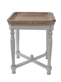 SHABBY SQUARE SIDE TABLE V742-41155