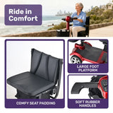 EQUIPMED ComfortCruise Large Mobility Scooter, 15km/h Top Speed, Up to 45km Range, Strong Climbing, V219-HMBMSCEQ1RDB