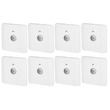 8pcs Concealed Sound Control Switch Light Control Panel for Home Office 250V 10A V1294-YM0715-3114210150511