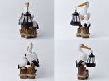 Darzheoy Pelican Garden Statue with Solar Lantern Pelican Solar Light for Outside Decor Sculptures & V1189-WXFWAL-20260326-02375