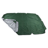 Outdoor Swing Canopy Waterproof Porch Top Cover Replacement UV Proof for Patio Yard Chair Dark Green V1294-YM0718-3111220247512