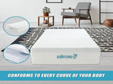 Single 30cm Green Tea Memory Foam Mattress Cooling Comfort with CertiPUR-US Certified Foam V63-826511