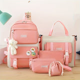 Travel Backpack Backpack Set Fashionable Backpack Colorful Backpack Travel - Purple - Size L V1347-DSZ-BP-001-PUR-L
