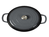 3.5L Enamel Dutch Oven Pan in Black Colour KT0181-3.5L-BK_NZ