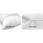 Giselle Bedding Memory Foam Pillow 19cm Thick Twin Pack MATTRESS-LUX-PILLOWX2