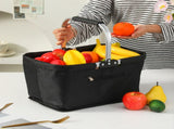 26L Foldable Waterproof Oxford Shopping Basket with Aluminum Handle V1188-MS-616-064