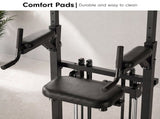 Powertrain Pull-Up & Dip Power Tower Multifunction Strength Training Station POW-IRP-DS8-BK