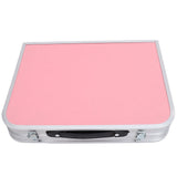 Portable Folding Table with Aluminum Alloy Frame, Sturdy Bed Desk for Outdoor and Indoor Use V1370-AZ4-20044