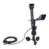 Wind Speed Direction Sensor 3 Wind Cups S Type IP64 Waterproof Integrated Anemometer for Environment V1294-YM0901-3111240079711