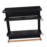 Magnetic Fridge Spice Rack Foldable Multifunctional Adjustable Durable Refrigerator Side Shelf for V1294-YM0706-3118230257411