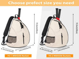Pink Badminton Tennis Backpack - Multi-Racket Sports Bag with Shoulder Strap V888-ELOSUNG24503