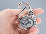 Digital Carabiner Watch Luminous Anti-scratch Precise Backpack Belt Pocket Clip on Watch for Outdoor V1189-WXFWAL-20260319-01393