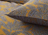 Accessorize Clove Washed Cotton Printed Reversible Quilt Cover Set Queen V442-HIN-QUILTCS-COTTONCLOVE-MUSTARD-QS