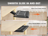 Keyboard Tray under Desk Adjustable Height and Angle Slide Out Keyboard Holder 25 x 9.8 inch V767-VVR-JPBMDF0000000AC01V0