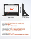 VEVOR 20 ft Inflatable Movie Screen 16:9 600D Movie Projection with Portable Bag V952-XCQSTYPMZJS2RK2I2001V3