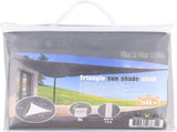 Shade Cloth, 4x4 m, Triangle, Anthracite, for Garden, Patio Outdoor Shade, with UV Protection V1189-LC-HW-00013