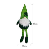 Plush Doll St. Patricks Day Decorations Faceless Doll Decoration Holiday Ornaments V1294-YM0901-10024252