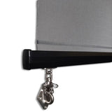 Outdoor Roller Blind Sun Screen Awning With Aluminium Hood V410-ROLL-CHARC2750