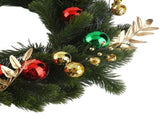 50cm Xmas Wreath Artificial Decorative Front Door Hanging Wreath with Light for Holiday Home Decor V1294-YM0901-240713FB01-4
