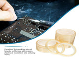 15Pcs Convenient Heat Resistant Tape for Electronic Components and Sealing Machines Light Yellow V1192-AZ-W-22409