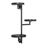 Rotating Window Wall Plant Holder 3 Tiered Metal Floating Shelf for Flower Pots Presents Home V1294-YM0901-3115250103311