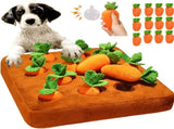 Carrot Dog Toy, Carrot Snuffle Mat for Dogs, Carrots Plush Toys, Carrots Enrichment Dog V1370-AZ4-06688