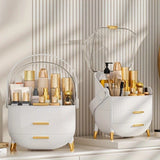 Transparent Flip-top Cosmetic Storage Box Dustproof, Waterproof, Multi-layer Drawer Organizer, V1232-HZSNX002