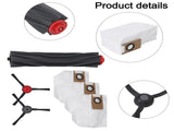 1 Set Main Roller Side Brush Dust Bags Kit Improving Air Quality For Eufy 3-in-1 E20 Robot Vacuum V1189-LWWAL-20260327-04803