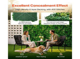 Artificial Grass Wall Panels, 12 PCS 20 x 20 inch, 3D Combination Greenery Boxwood Panel for Indoor V952-PJSRZZWQ12PC0AI8JV0