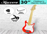 Karrera Electric Childrens Guitar Kids - Red ECP-3W-RD
