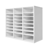 Literature Organizer, 24 Compartments Office Mailbox with Adjustable Shelves, Wooden Mailbox Sorter V952-WJJEKBHB24G905SHCV0
