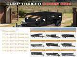 6*12 Heavy Duty RV & Trailer Cover, Travel Trailer Toy Hauler & Camper Cover 420D Dust and UV V1107-CS-JNWZTBFS10