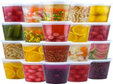 50 Set 32 oz Deli Containers with Lids, Leak-Proof BPA Free Plastic Take Out Bowls, Food Storage for V1259-DP01-A-4752