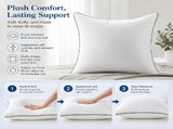 Pillows, 17.71x17.71 Memory Foams,White Throw Insert Machine Washable,Bedding V1192-AZ-W-29504