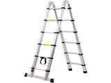 Telescoping Extension Ladder 12.5FT A-Shape w/ Stabilizer Bar for RV V952-AZXSSLTNLSLK7NWR8V0