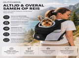 Pet Carrier Backpack with Breathable Mesh Panels, Safety Strap and Adjustable Shoulder Straps for V1189-LC-HW-00006