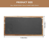 Wood Serving Platter Black 1 Set V1366-AZ2-W-21524