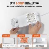 VEVOR 12 PCs Commercial Emergency Light LED Exit Lighting Fixture Backup Battery V952-YJZSD12J0000UK9KOV7