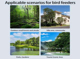 Squirrels Proof Bird Feeder, Large Capacity Easy Mount Bird Feeding Station Hanging Feeder for V1192-AZ-W-33692