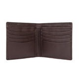 Dents RFID Pebble Grain Bifold Slim Leather Wallet - Chocolate V563-23-5501-CHOC