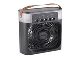 Personal Evaporative Air Cooler with 600ml Water Tank USB 7 Color Light 3 Speeds Air Cooler V1294-YM0901-3113230246512