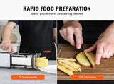 Electric French Fry, Potato Slicer with 1/2-Inch and 3/8-Inch Stainless Steel Blades, Potato V952-SYWSQSTJDD12ZQ9TRV3