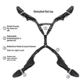 Dog Suspender Booties, Paw Boot Leggings Anti-Slip, Pet Snow Pants with Attached Boots Waterproof, V1192-AZ-W-3379