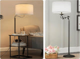 2Pcs Drum Lampshade, Lamp Shades for Table Floor Lamp, White Shades, Easy Assembly Replacement V1366-AZ2-W-15875