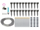 Garden Watering Misting System 82FT 4/7 PVC Hose Drip Irrigation Sprinkler Kit with Quick Connectors V1294-YM0901-3111250018511