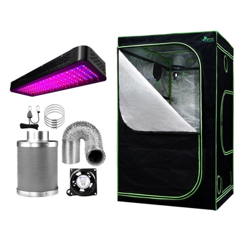 Greenfingers Grow Tent Light 120x120x200CM 2000W LED 6" Vent Fan,Greenfingers Grow Tent Light GT-TLK-120X120X200-2000-6IN